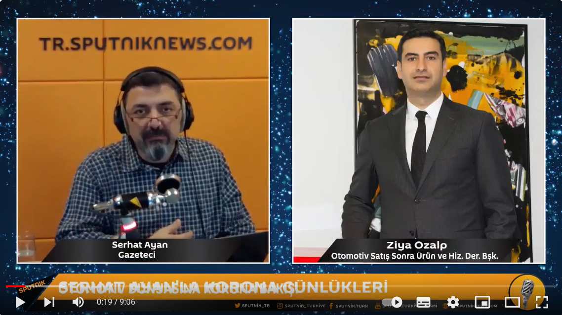 OSS Derneği Başkanı Ziya Özalp- RS FM Radyo Sputnik Serhat Ayan’la “Korona Günlükleri’’ 03.04.2020