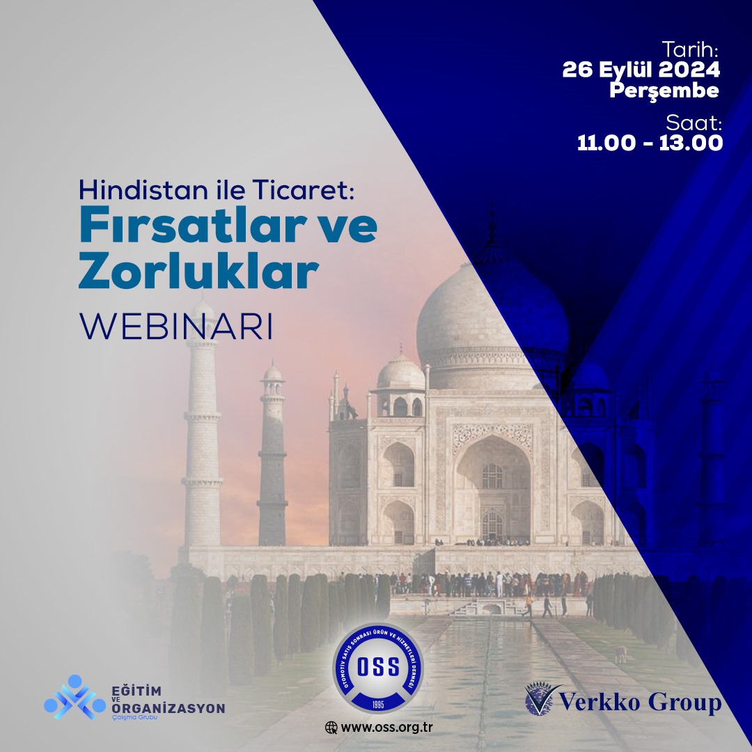 Hindistan ile Ticaret: Fırsatlar ve Zorluklar Webinarı