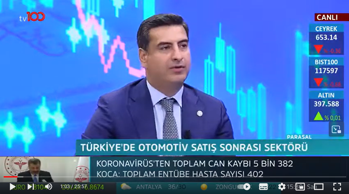 Ziya Özalp TV100 Nazlı Bolak ile Parasal Canlı yayını 14.07.2020